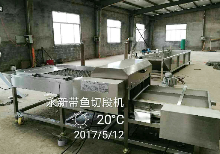 全自動(dòng)帶魚切段機(jī)Automatic hairtail cutting machine